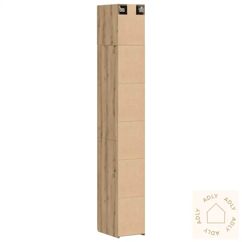 Slankt Lagringsskap Artisan Eik 30X42.5X225 Cm Konstruert Tre