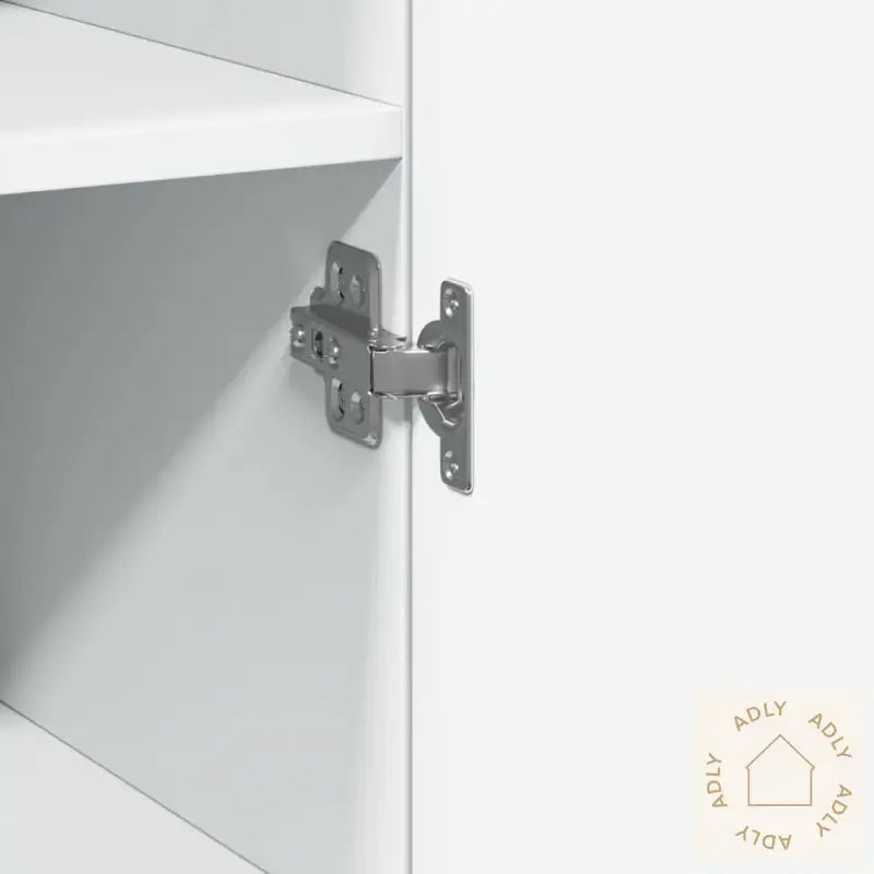 Smalt Oppbevaringsskap Hvit 40X42,5X225 Cm Konstruert Tre