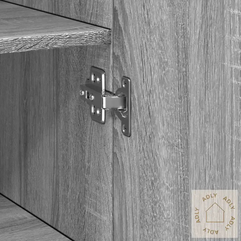 Smalt Oppbevaringsskap Grå Sonoma 30X42,5X225 Cm Konstruert Tre