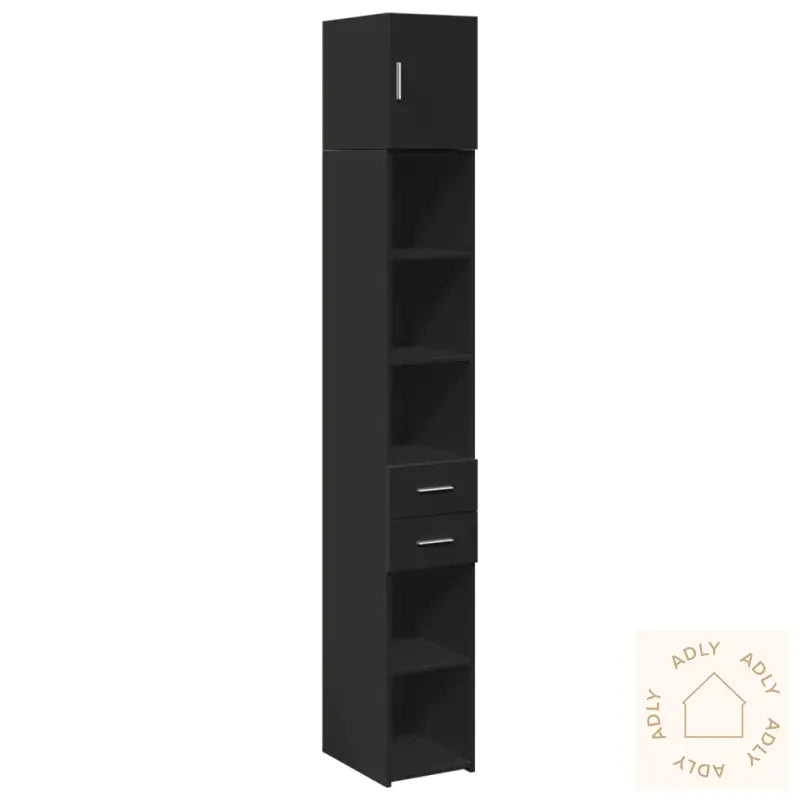 Smalt Oppbevaringsskap Hvit 30X42,5X225 Cm Konstruert Tre