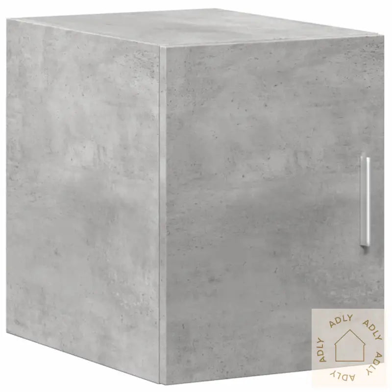 Smalt Oppbevaringsskap Betonggrå 30X42,5X225 Cm Konstruert Tre