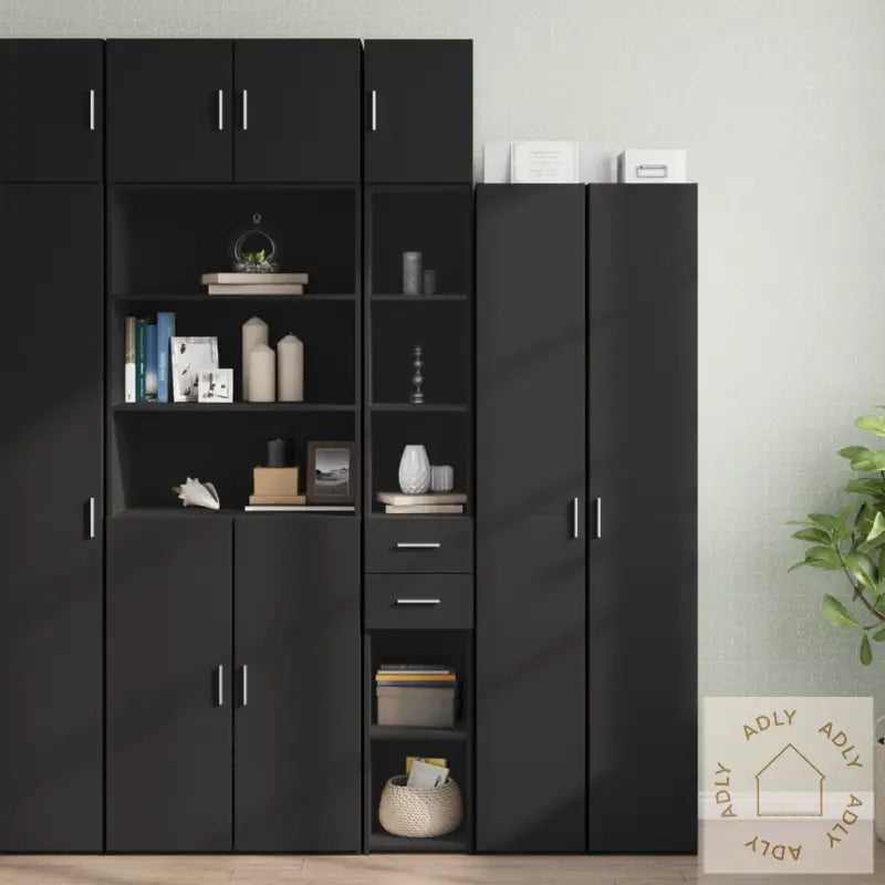 Smalt Oppbevaringsskap Hvit 30X42,5X225 Cm Konstruert Tre