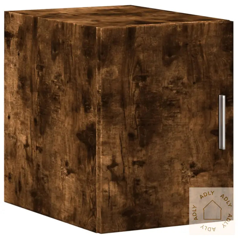 Smalt Oppbevaringsskap Røkt Eik 30X42,5X225 Cm Konstruert Tre