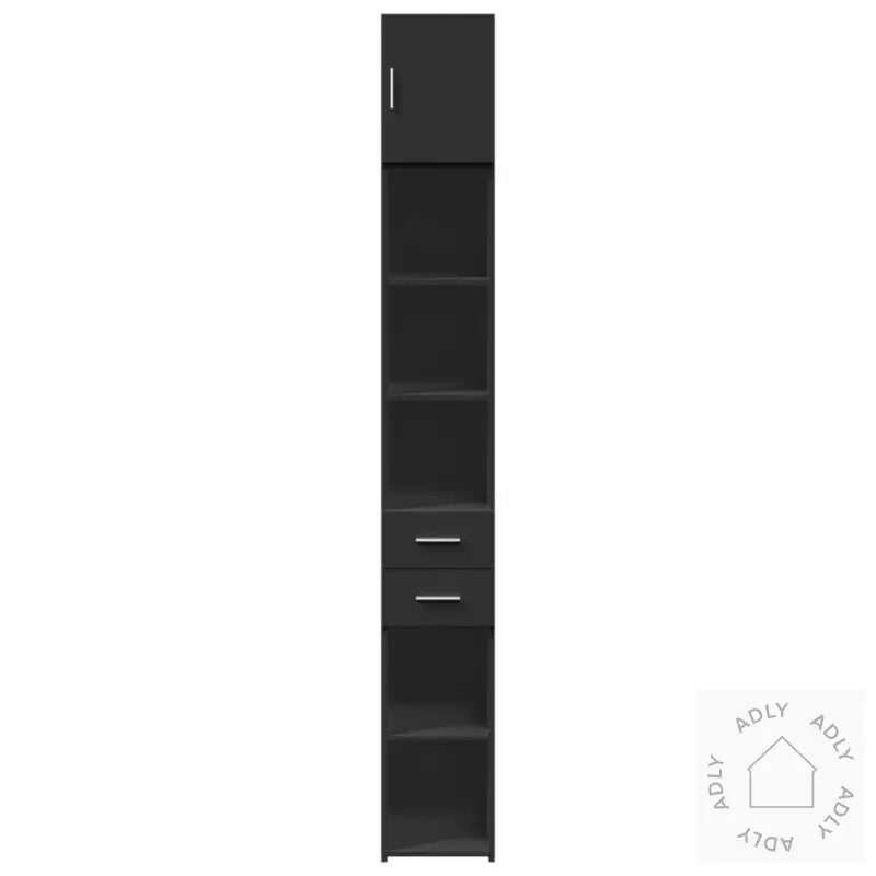 Smalt Oppbevaringsskap Hvit 30X42,5X225 Cm Konstruert Tre