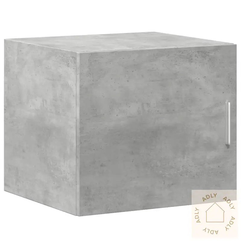 Smalt Oppbevaringsskap Betonggrå 45X42,5X225 Cm Konstruert Tre