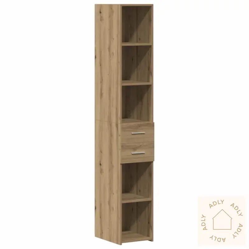 Slim Lagringsskap Kunstnerisk Eik 30X42.5X225 Cm Konstruert Tre