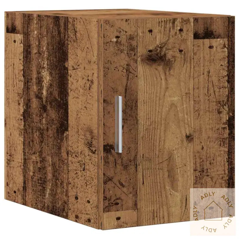Slim Storage Cabinet Gamle Treverk 30X42.5X225 Cm Ingeniørtre