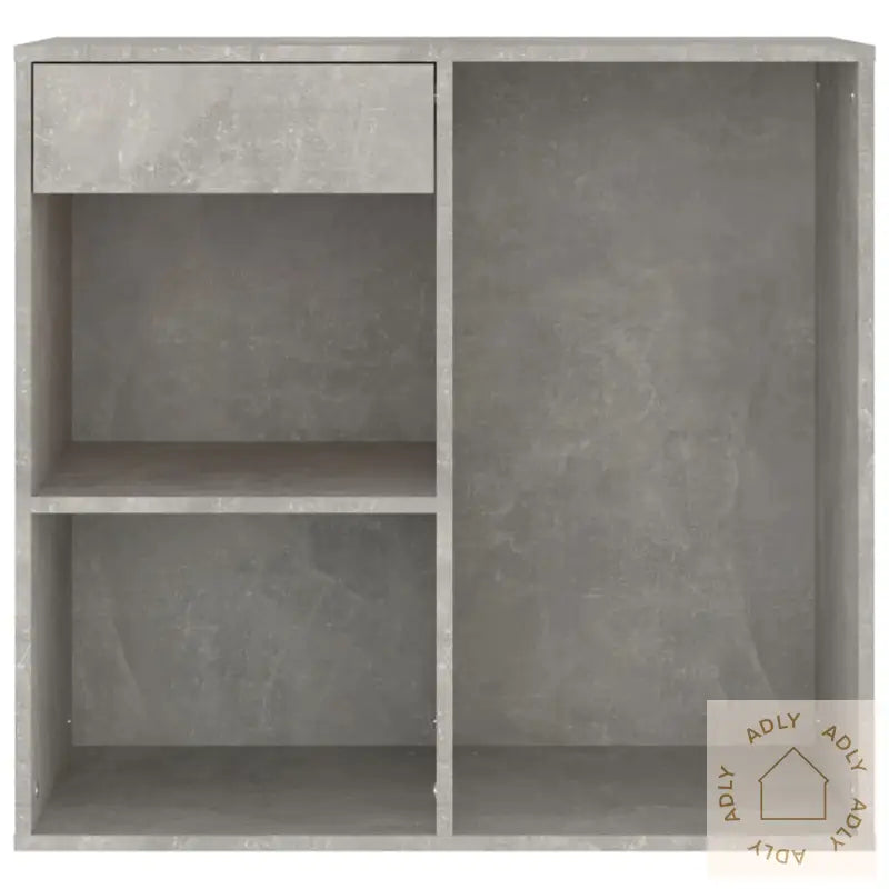 Sminkeskap Betonggrå 80X40X75 Cm Konstruert Tre