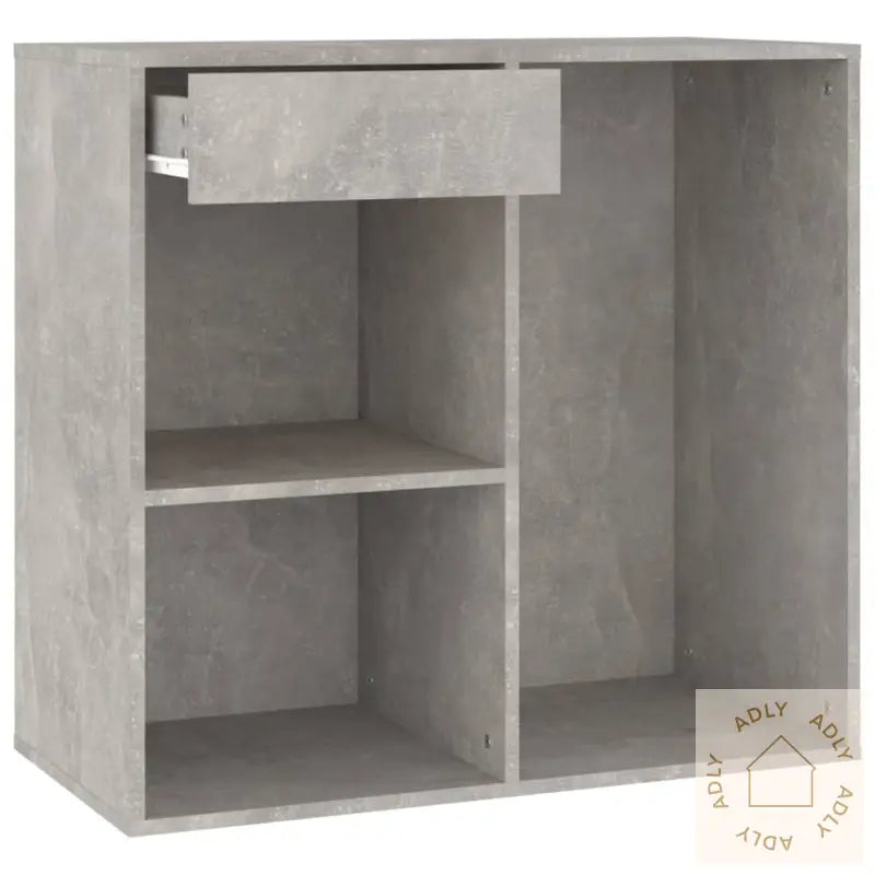 Sminkeskap Betonggrå 80X40X75 Cm Konstruert Tre