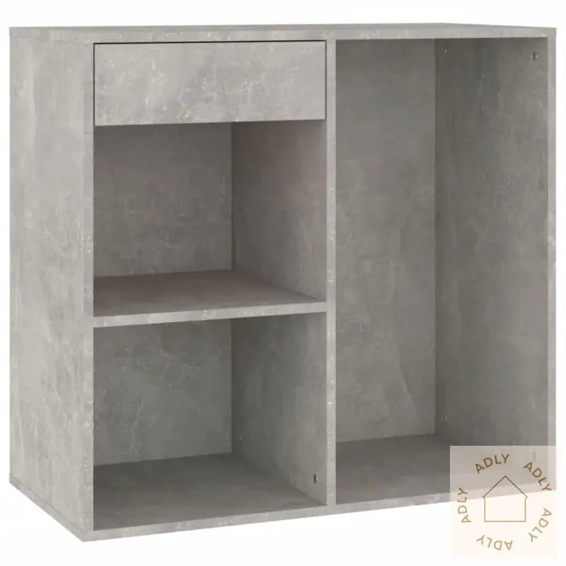 Sminkeskap Betonggrå 80X40X75 Cm Konstruert Tre