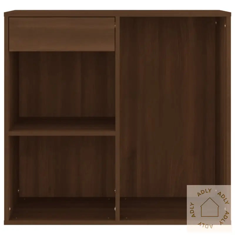 Sminkeskap Brun Eik 80X40X75 Cm Konstruert Tre