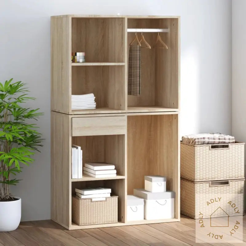 Sminkeskap Sonoma Eik 80X40X65 Cm Konstruert Tre