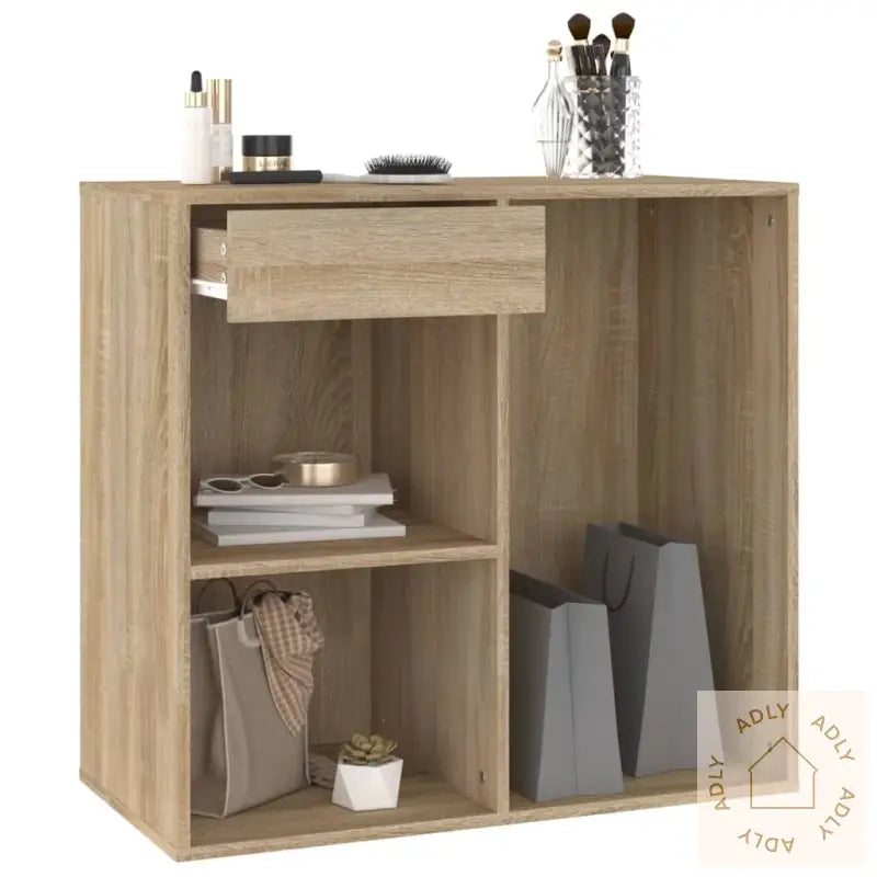 Sminkeskap Sonoma Eik 80X40X75 Cm Konstruert Tre