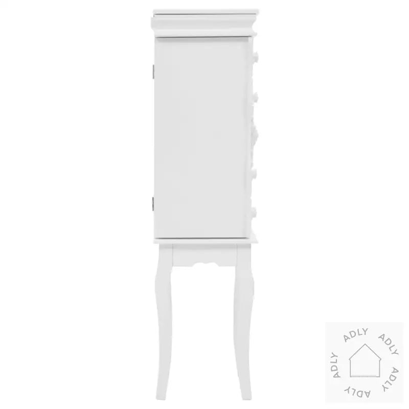 Frittstående Smykkeskap Hvit