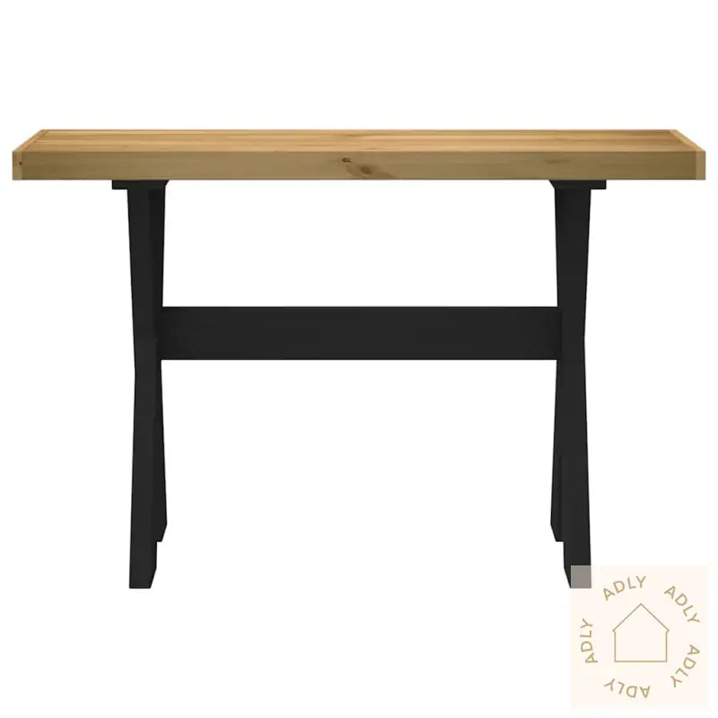 Konsollbord Noain X-Formede Ben 120X30X75 Cm Heltre Furu
