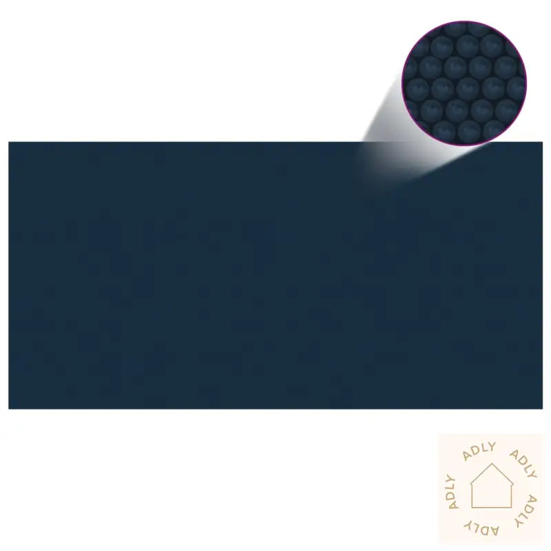 Flytende Solarduk Til Basseng Pe 975X488 Cm Svart Og Blå
