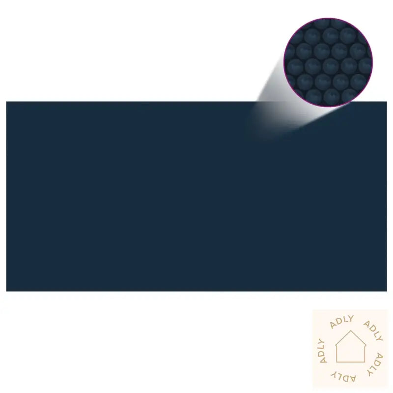 Flytende Solarduk Til Basseng Pe 549X274 Cm Svart Og Blå