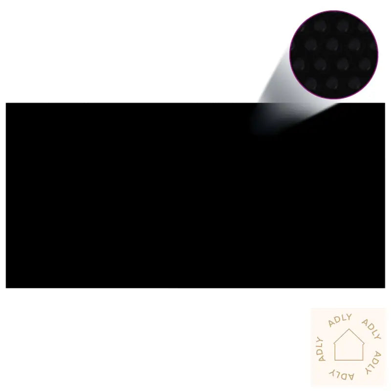 Flytende Solarduk Til Basseng Pe 450X220 Cm Svart Og Blå