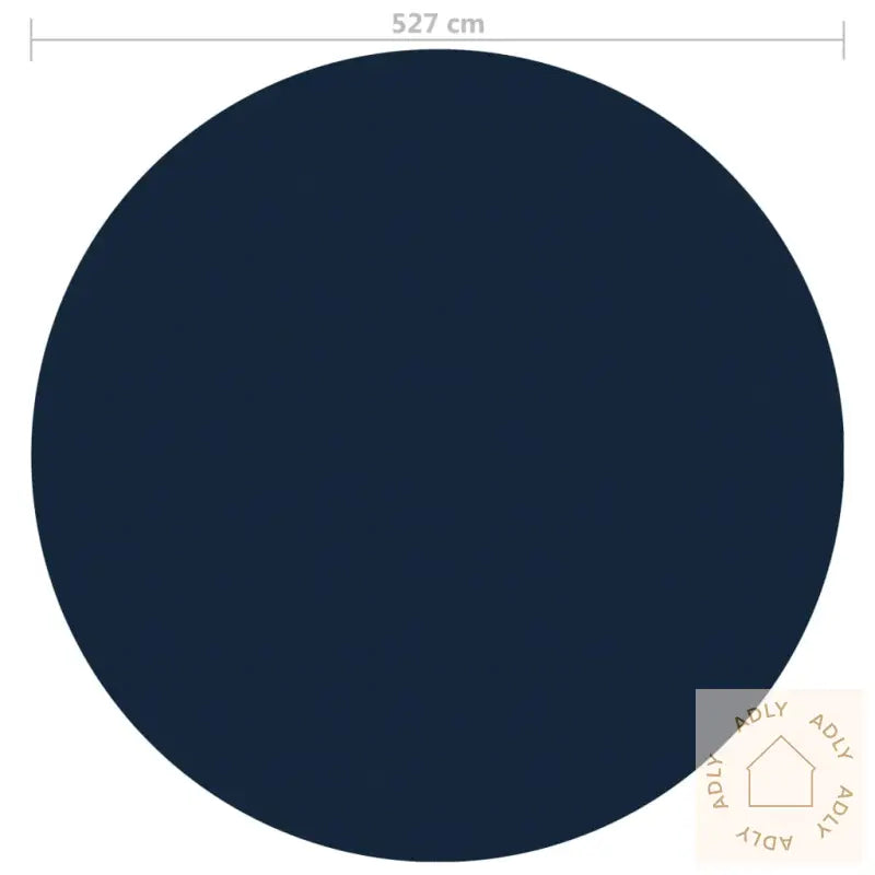 Flytende Solarduk Til Basseng Pe 527 Cm Svart Og Blå
