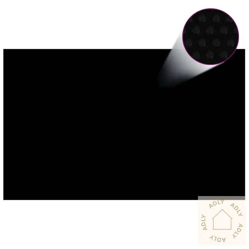 Flytende Solarduk Til Basseng Pe 800X500 Cm Svart Og Blå