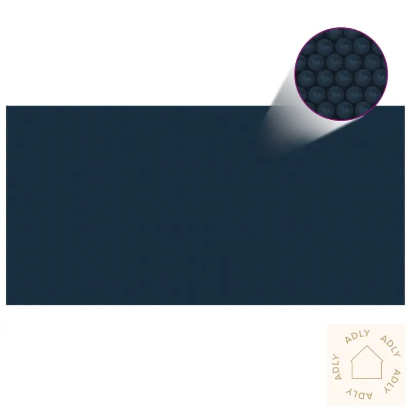 Flytende Solarduk Til Basseng Pe 400X200 Cm Svart Og Blå