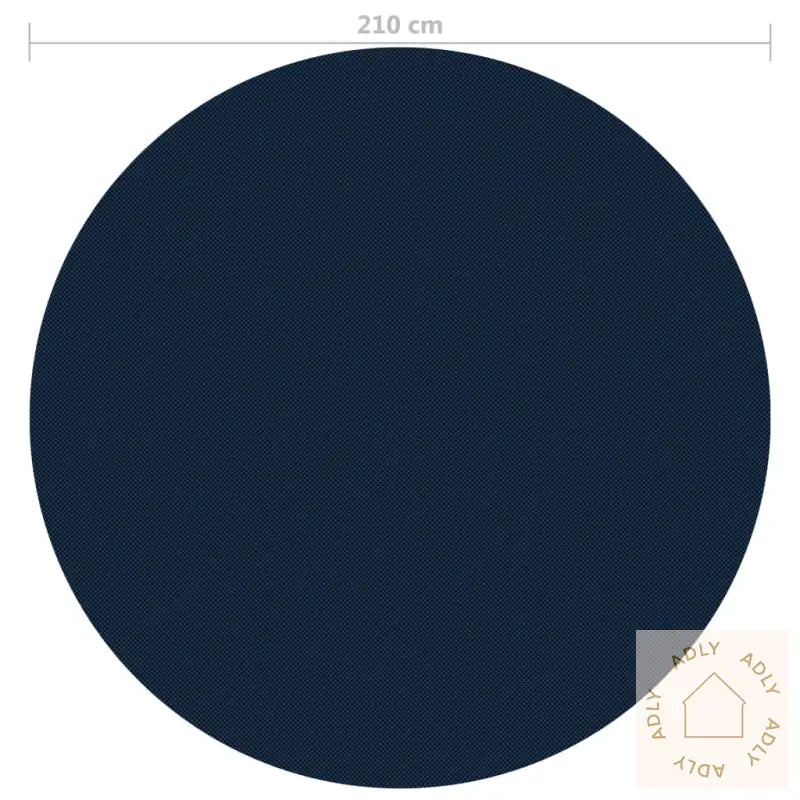 Flytende Solarduk Til Basseng Pe 210 Cm Svart Og Blå