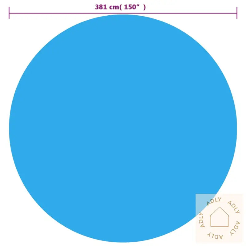Flytende Solarduk Pe 381 Cm Blå