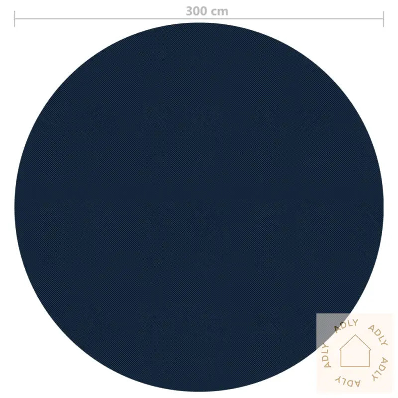 Flytende Solarduk Til Basseng Pe 300 Cm Svart Og Blå