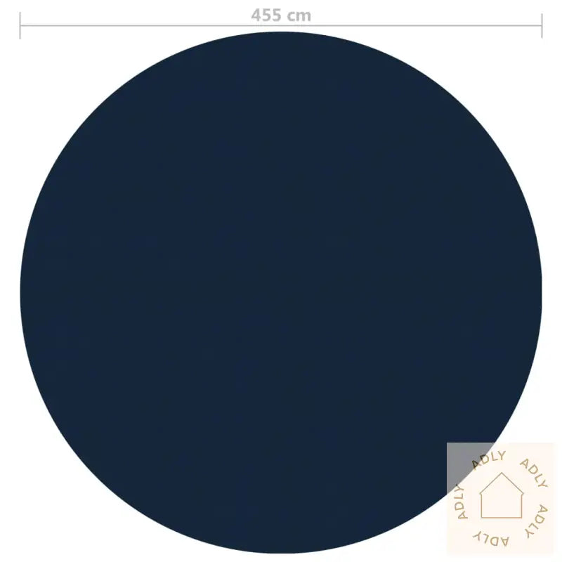 Flytende Solarduk Til Basseng Pe 455 Cm Svart Og Blå