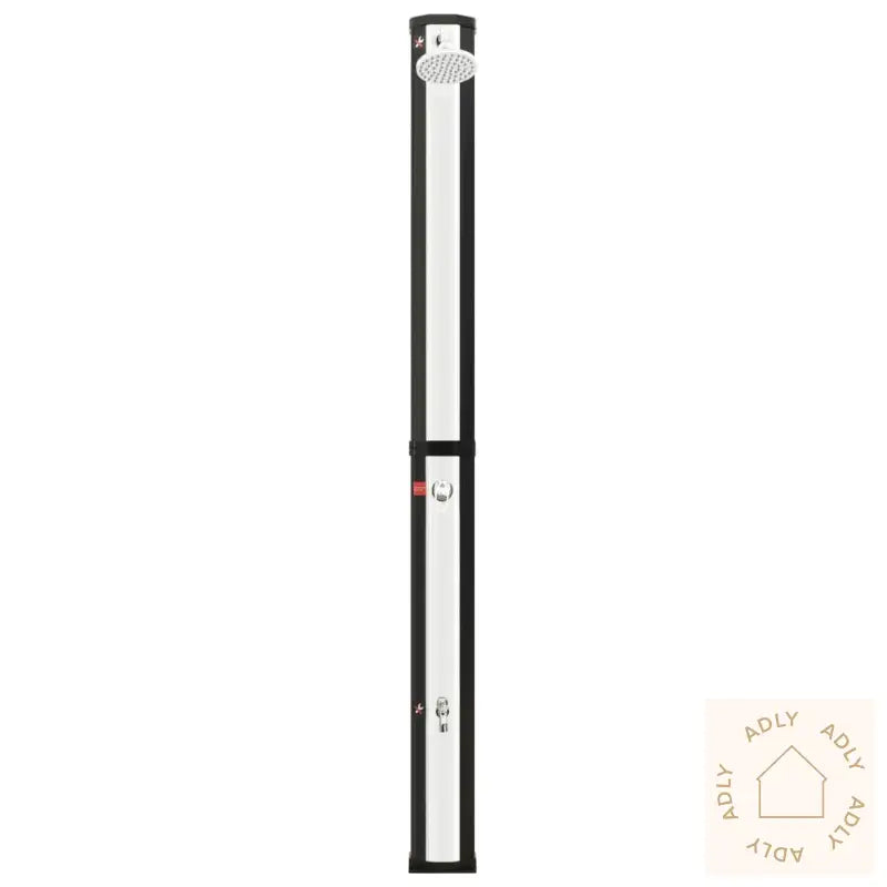 Utendørs Soldrevet Dusj Med Dusjhode Og Kran 35 L