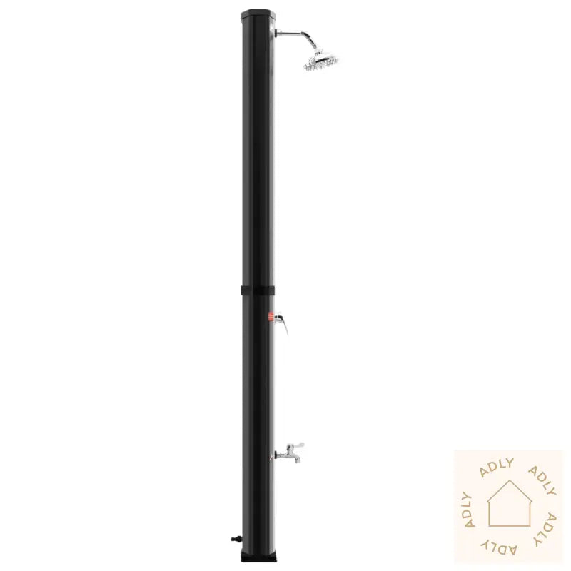 Utendørs Soldrevet Dusj Med Dusjhode Og Kran 35 L