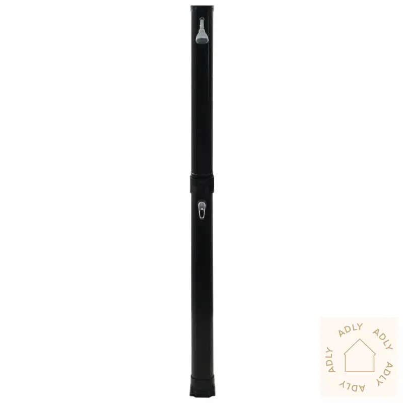 Sammenleggbar Soldusj Svart 214 Cm 23 L