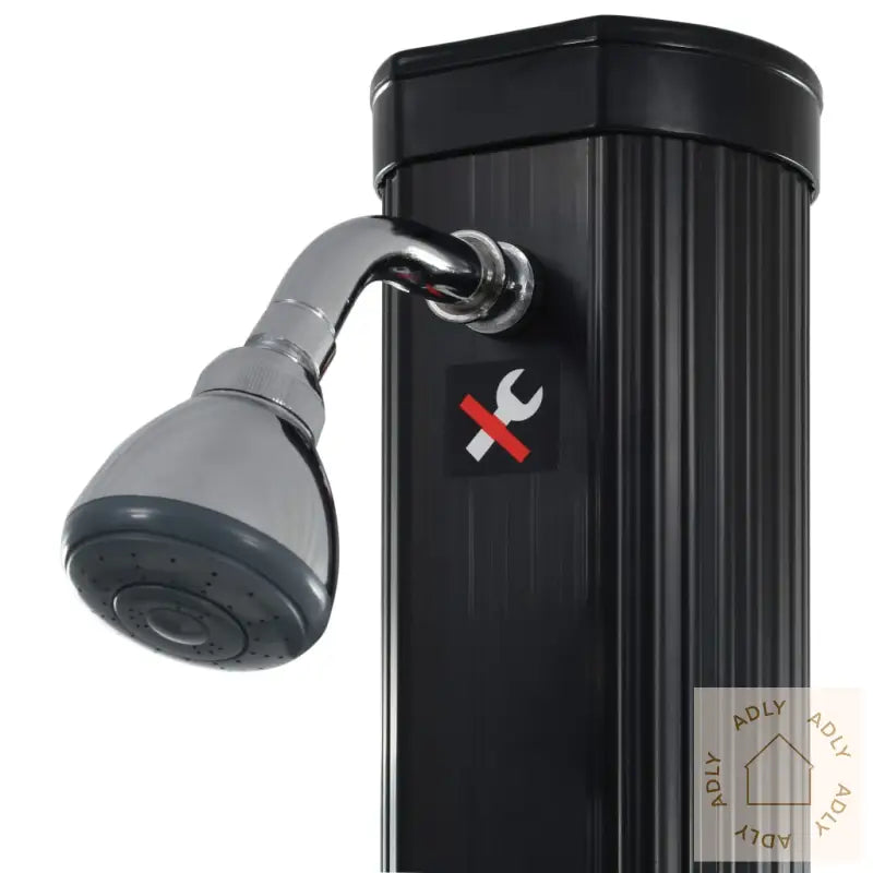 Sammenleggbar Soldusj Svart 214 Cm 23 L