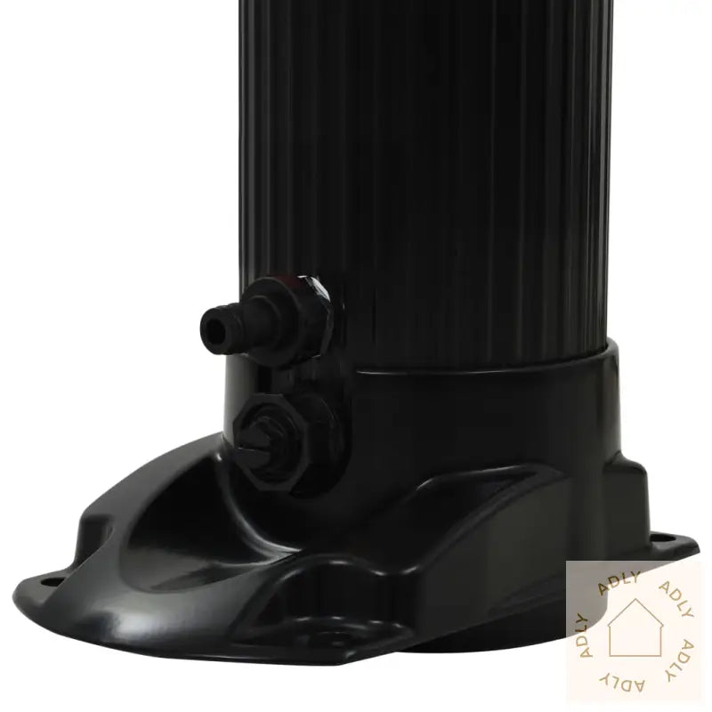 Sammenleggbar Soldusj Svart 214 Cm 23 L