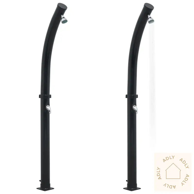 Soloppvarmet Dusj Svart 214 Cm 20 L