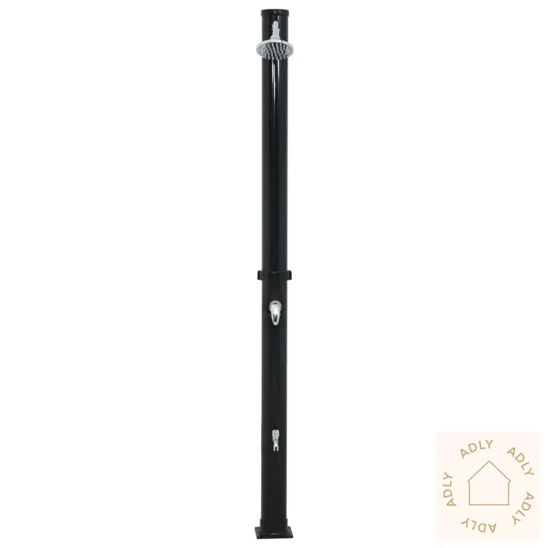 Soloppvarmet Dusj Svart 220 Cm 20 L