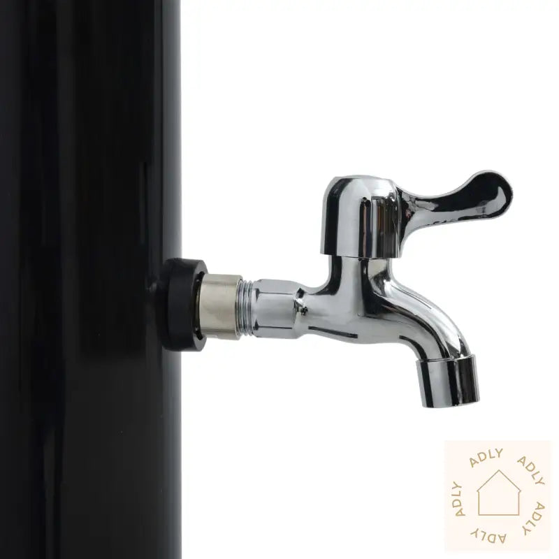 Soloppvarmet Dusj Svart 220 Cm 20 L