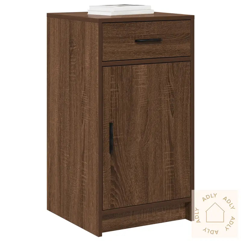 Sideboard Brun Eik 40X41X75 Cm Ingeniørtre