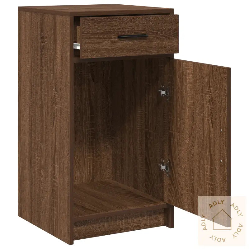 Sideboard Brun Eik 40X41X75 Cm Ingeniørtre