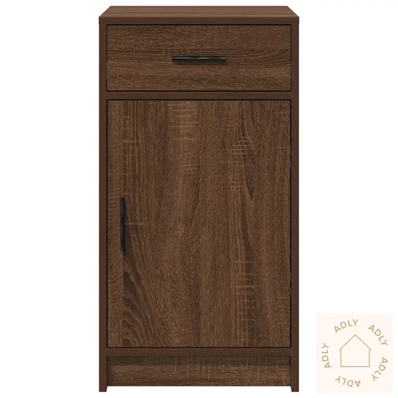 Sideboard Brun Eik 40X41X75 Cm Ingeniørtre