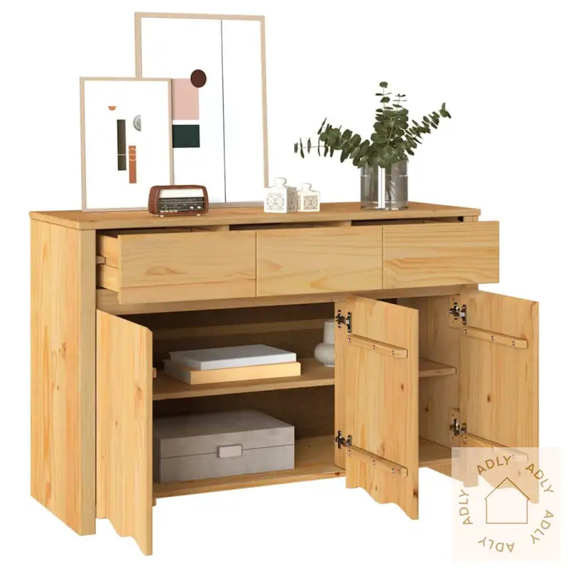 Sideboard &quot;Drammen&quot; 114X43X75,5 Cm Solid Tre Furu