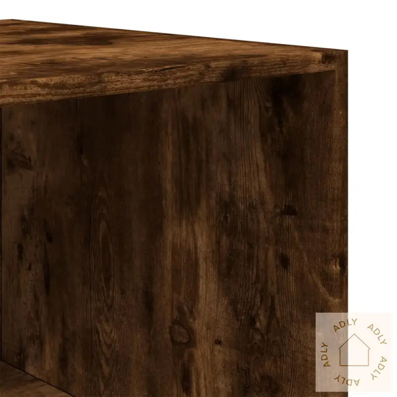 Garderobe Røkt Eik 80X50X200 Cm Konstruert Tre