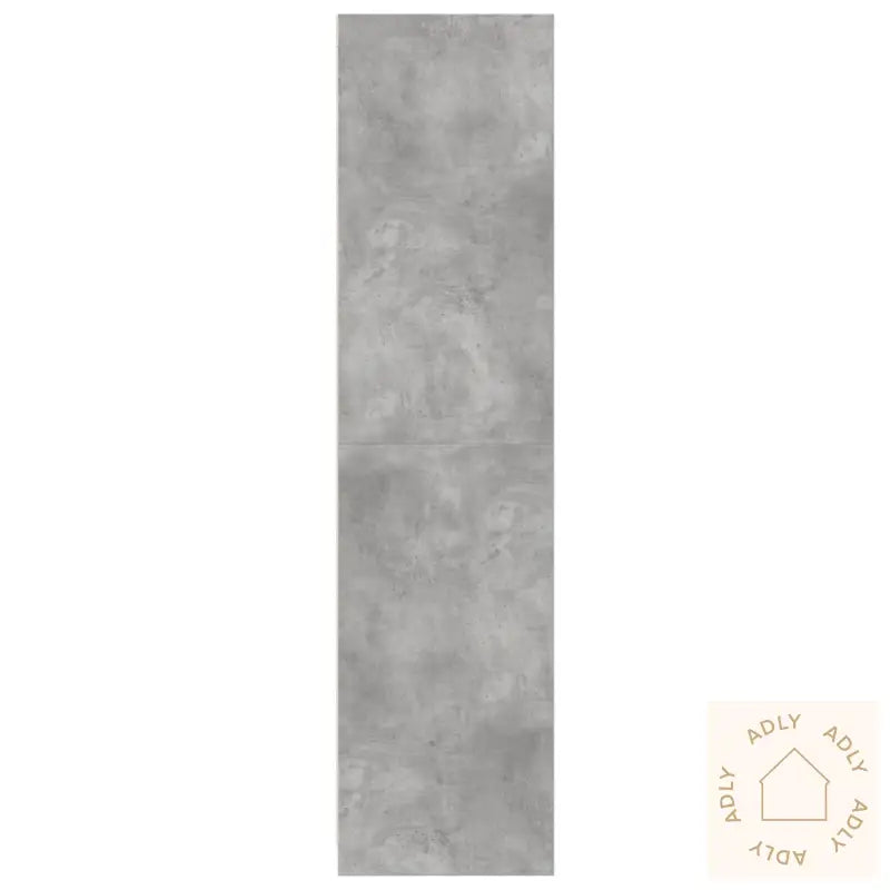 Garderobeskap Betonggrå 100X50X200 Cm Sponplate