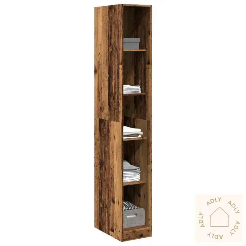 Garderobe Gammelt Tre 30X50X200 Cm Konstruert Tre