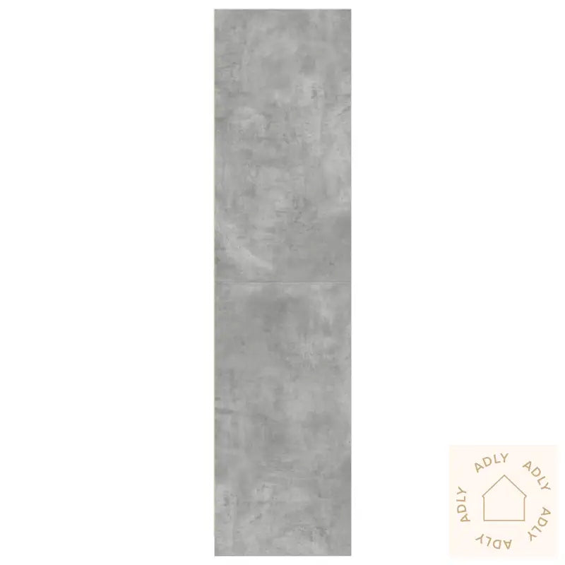 Garderobe Betonggrå 80X50X200 Cm Konstruert Tre