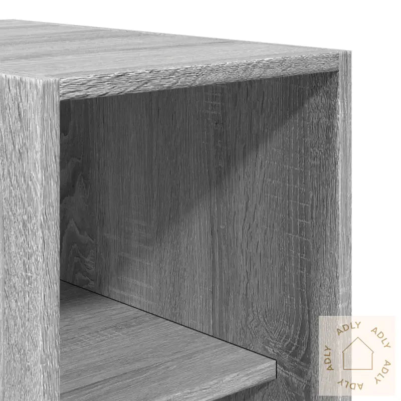 Garderobe Grå Sonoma 30X50X200 Cm Konstruert Tre