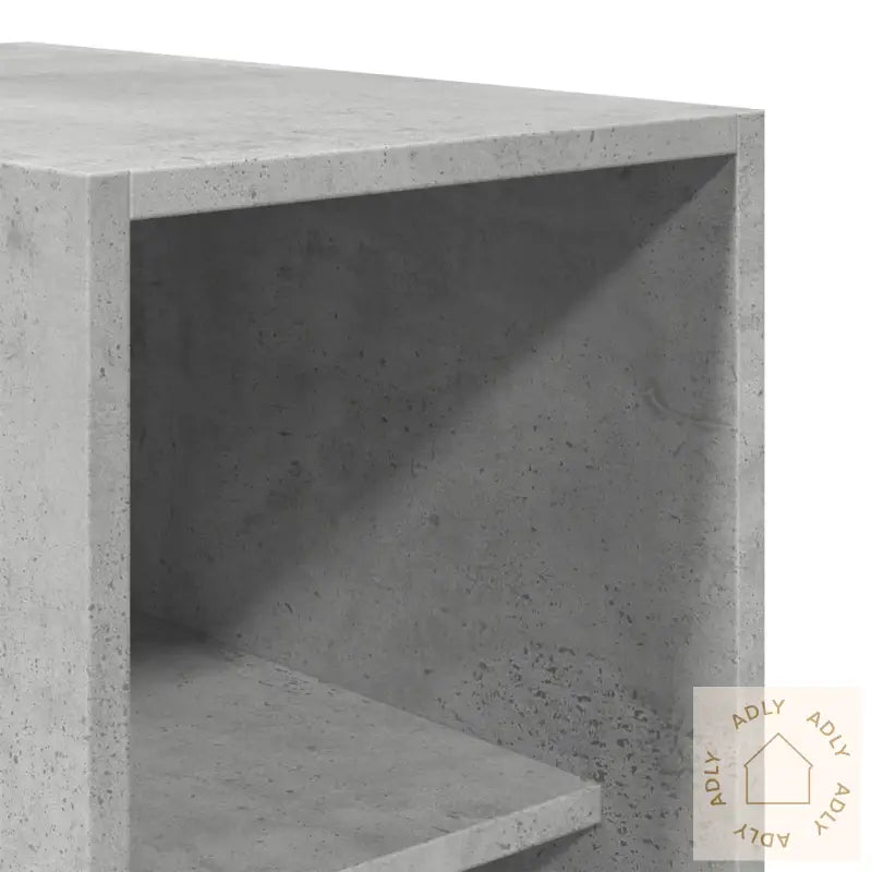 Garderobe Betonggrå 30X50X200 Cm Konstruert Tre