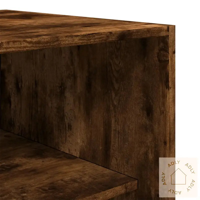 Garderobe Røkt Eik 50X50X200 Cm Konstruert Tre