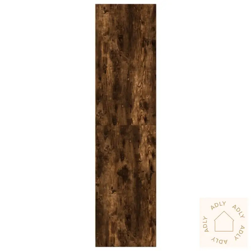 Garderobe Røkt Eik 50X50X200 Cm Konstruert Tre