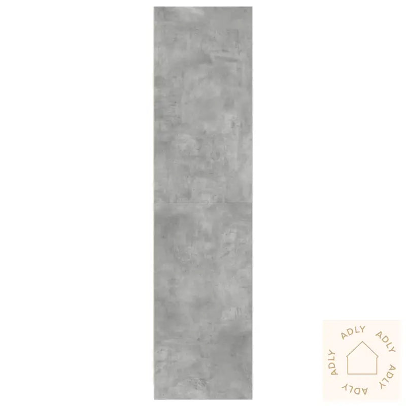 Garderobe Betonggrå 30X50X200 Cm Konstruert Tre